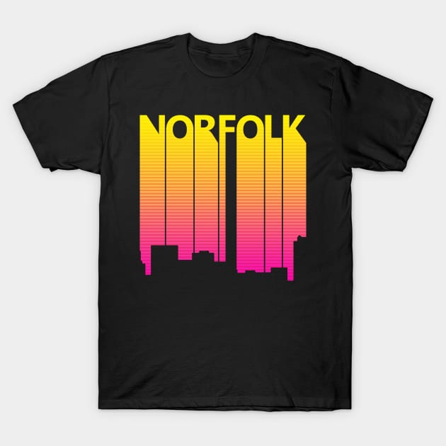 Retro 1980s Norfolk Skyline T-Shirt by GWENT